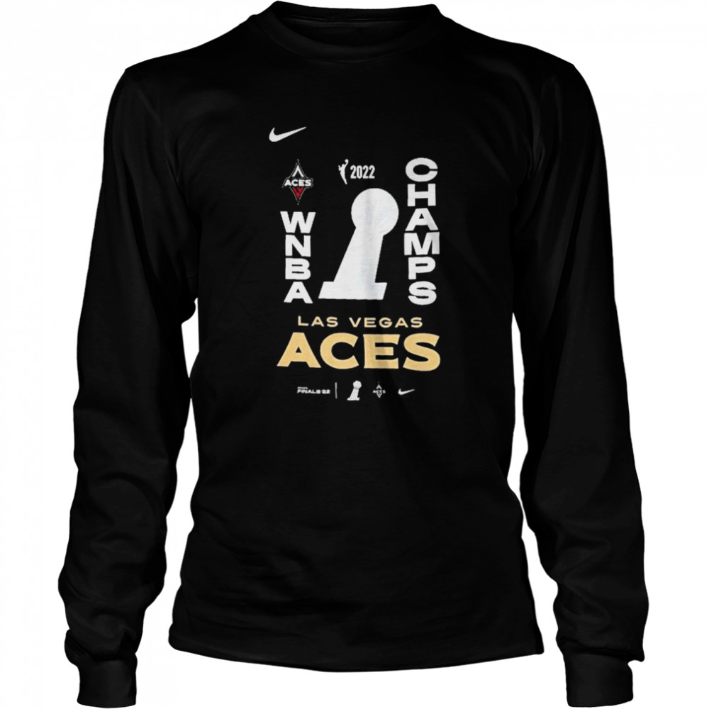 Las Vegas Aces Nike 2022 Wnba Finals Champions Locker Room T Long Sleeved T Shirt