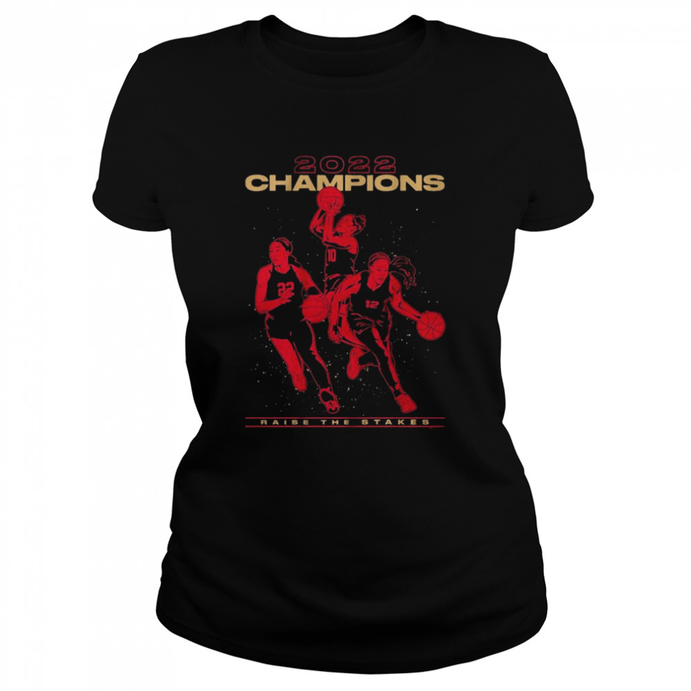 Las Vegas Aces Raise The Stakes 2022 Champions  Classic Women'S T-Shirt