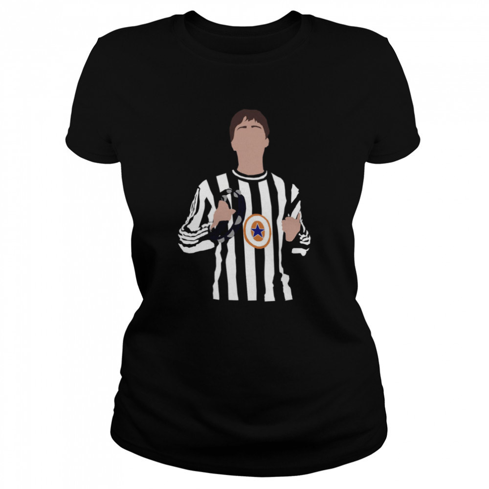 Liam Gallagher Newcastle United Print Shirt Classic Womens T Shirt