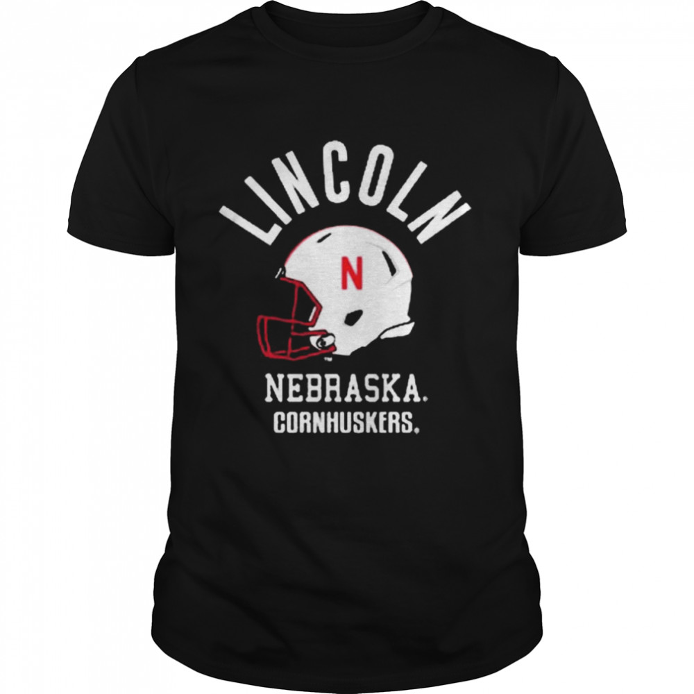 Lincoln Nebraska Cornhuskers helmet shirt