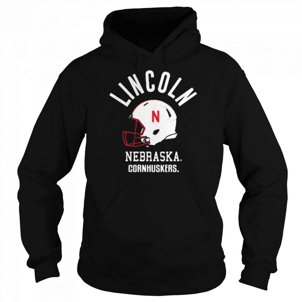 Lincoln Nebraska Cornhuskers Helmet Shirt Unisex Hoodie