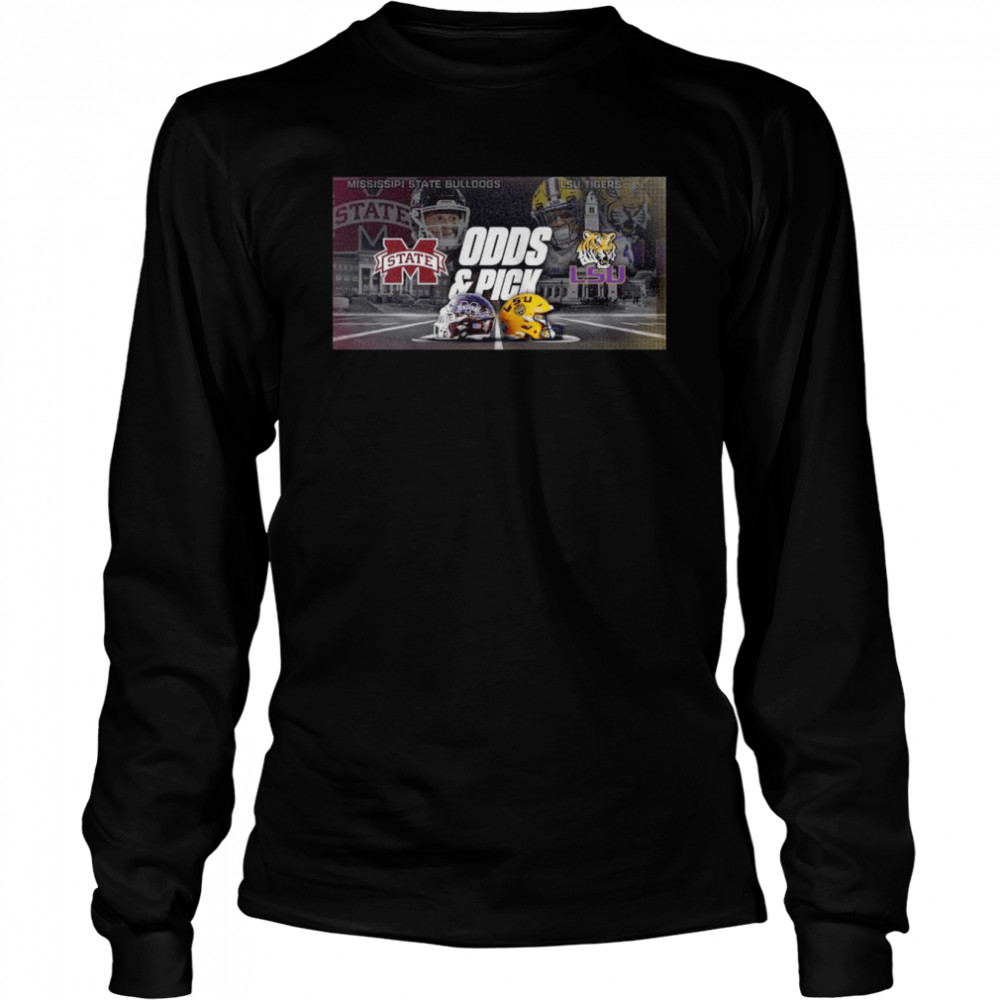 Mississippi State Bulldogs Vs Lsu Tiger Odds And Pick 2022 Shirt Long Sleeved T Shirt