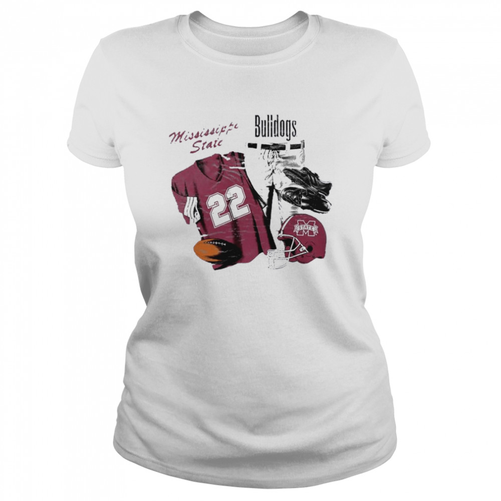 Mississippi State University Geared Up 2022 Classic Womens T Shirt