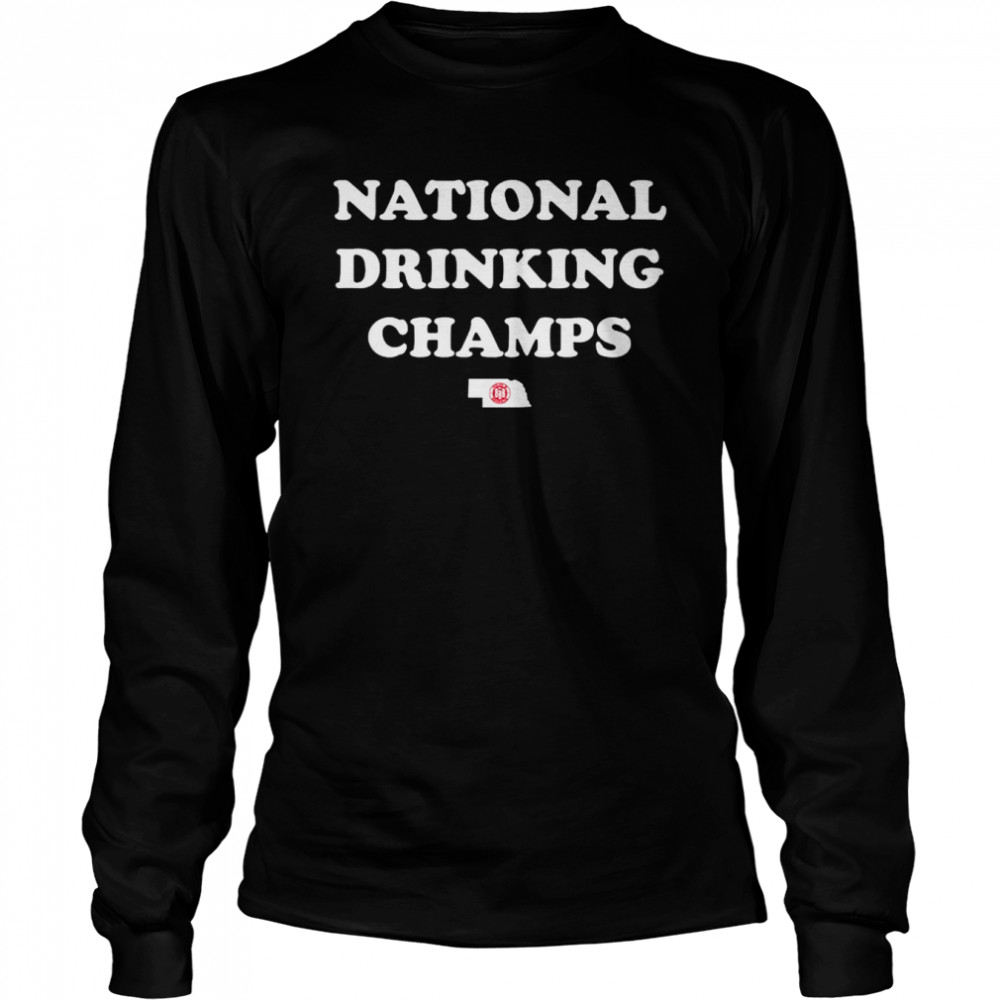 National Drinking Champs Shirt Long Sleeved T-Shirt