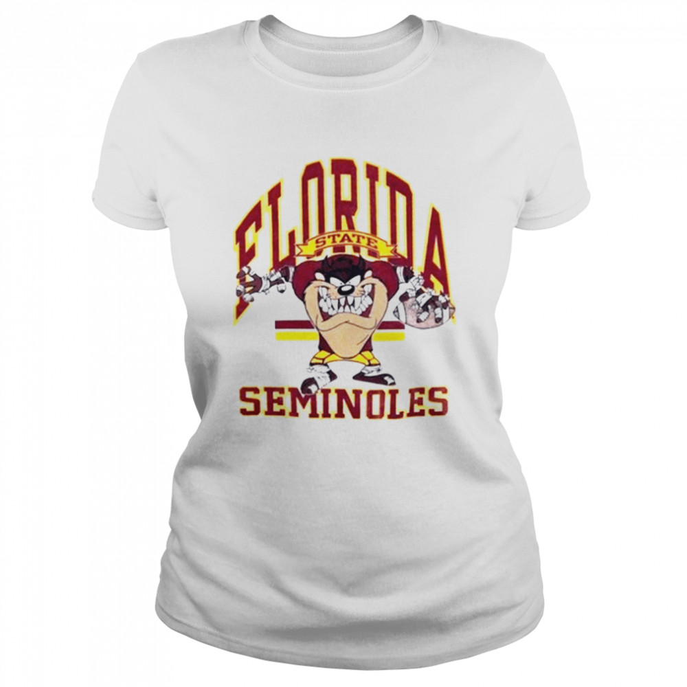 Ncaa Vintage Florida State Seminoles Looney Tunes Shirt Classic Womens T Shirt