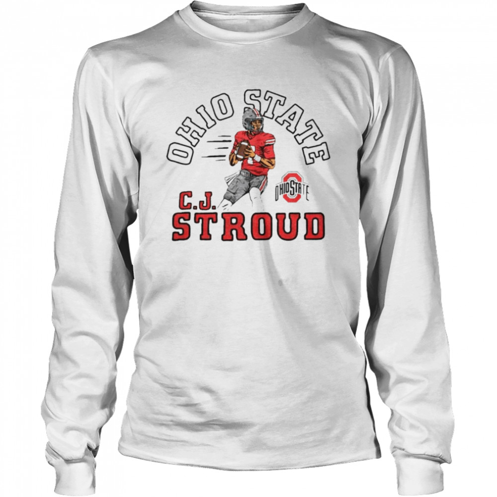 Ohio State Buckeyes C.j. Stroud Shirt Long Sleeved T-Shirt