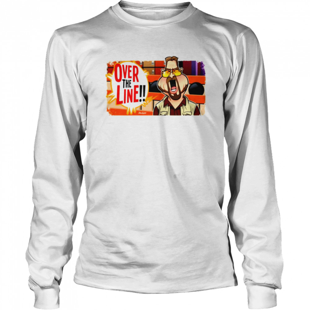 Over The Line Bowling Shirt Long Sleeved T Shirt