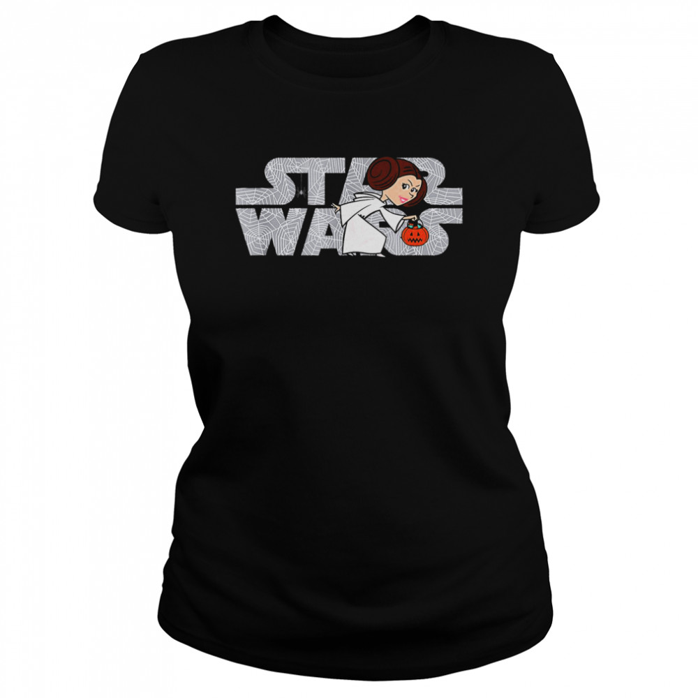 Star Wars Logo Princess Leia Star Wars Halloween T Classic Womens T Shirt