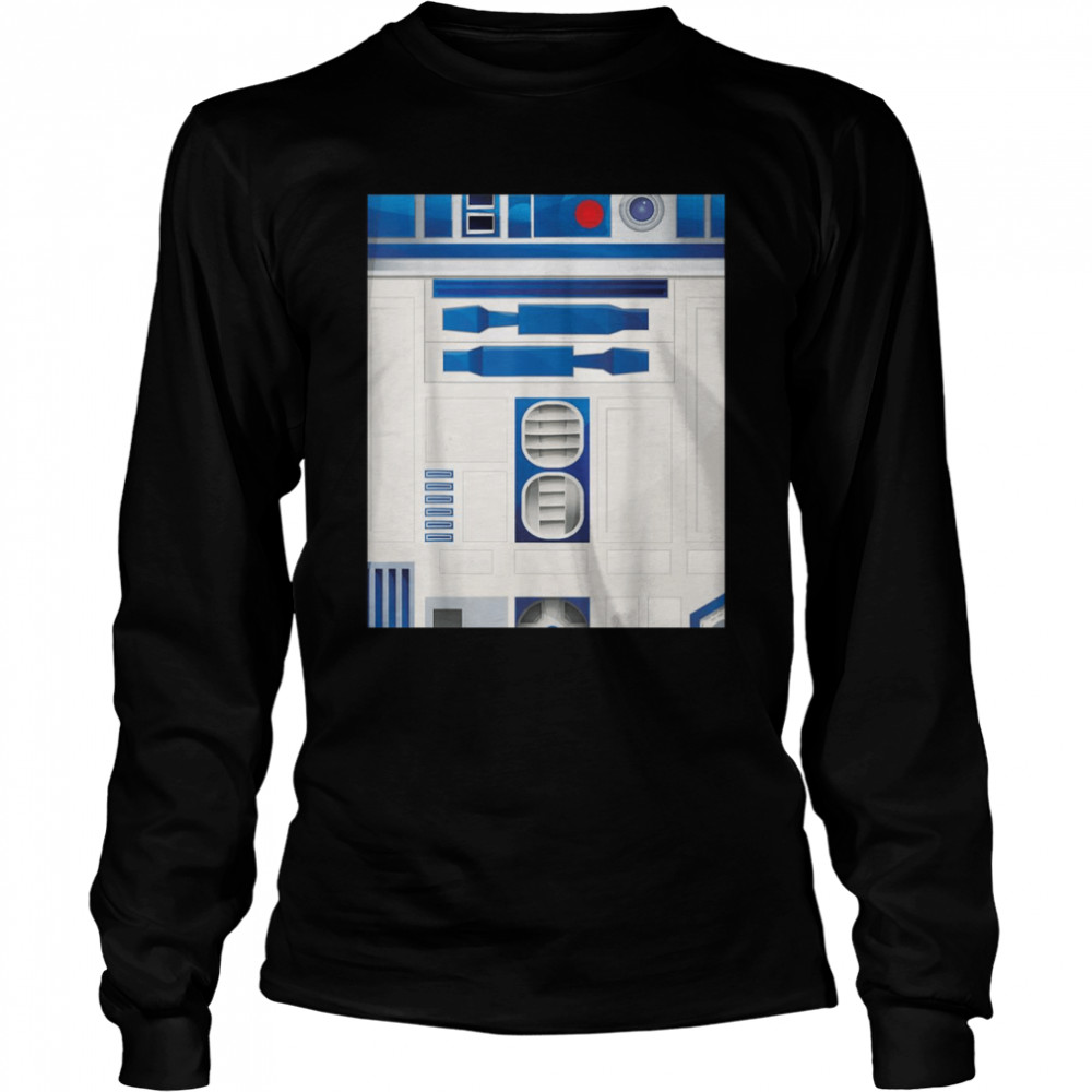 Star Wars R2 D2 Halloween Costume Star Wars Halloween T- Long Sleeved T-Shirt