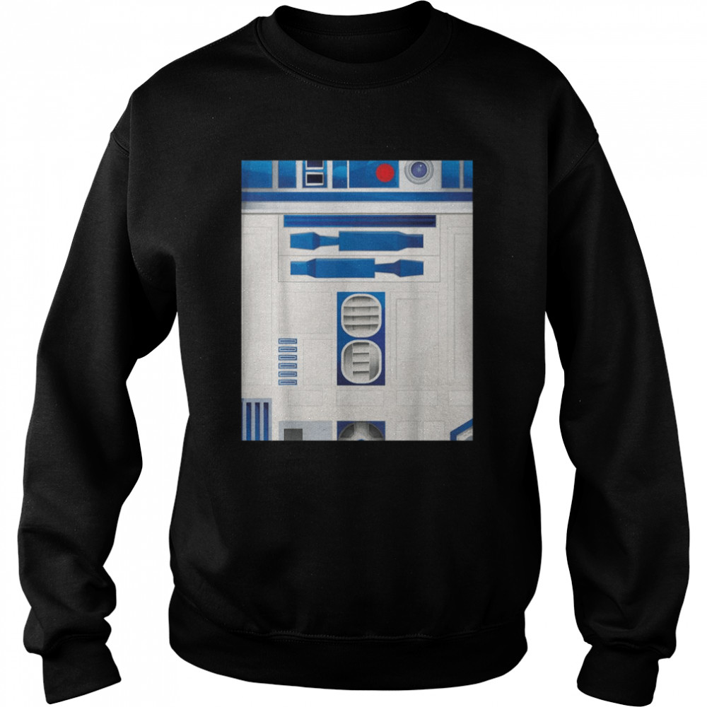 Star Wars R2 D2 Halloween Costume Star Wars Halloween T- Unisex Sweatshirt