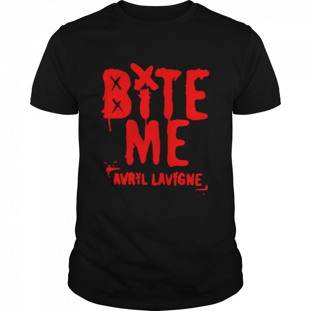 Bite Me Avril Lavigne shirt