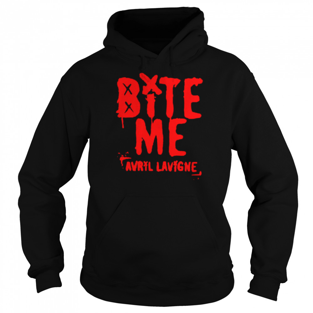 Bite Me Avril Lavigne Shirt Unisex Hoodie