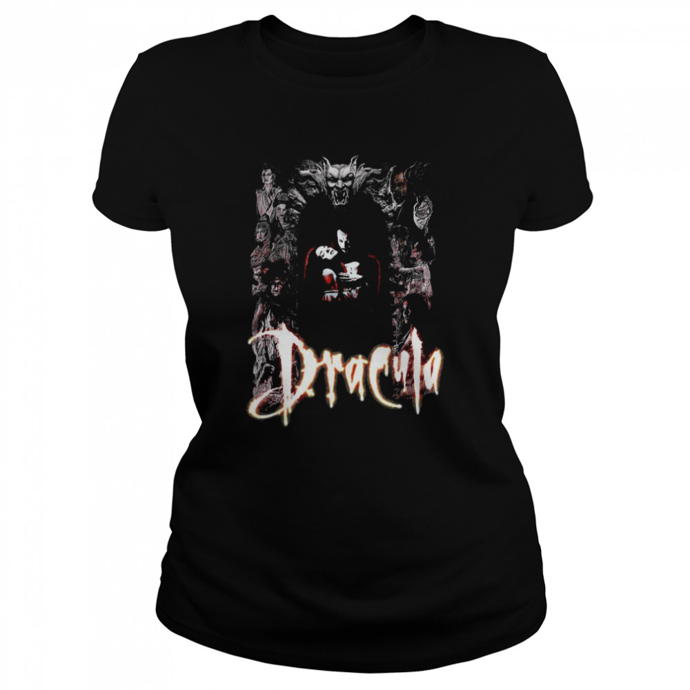 Bram Stokers Dracula Halloween Monsters Shirt Classic Women'S T-Shirt