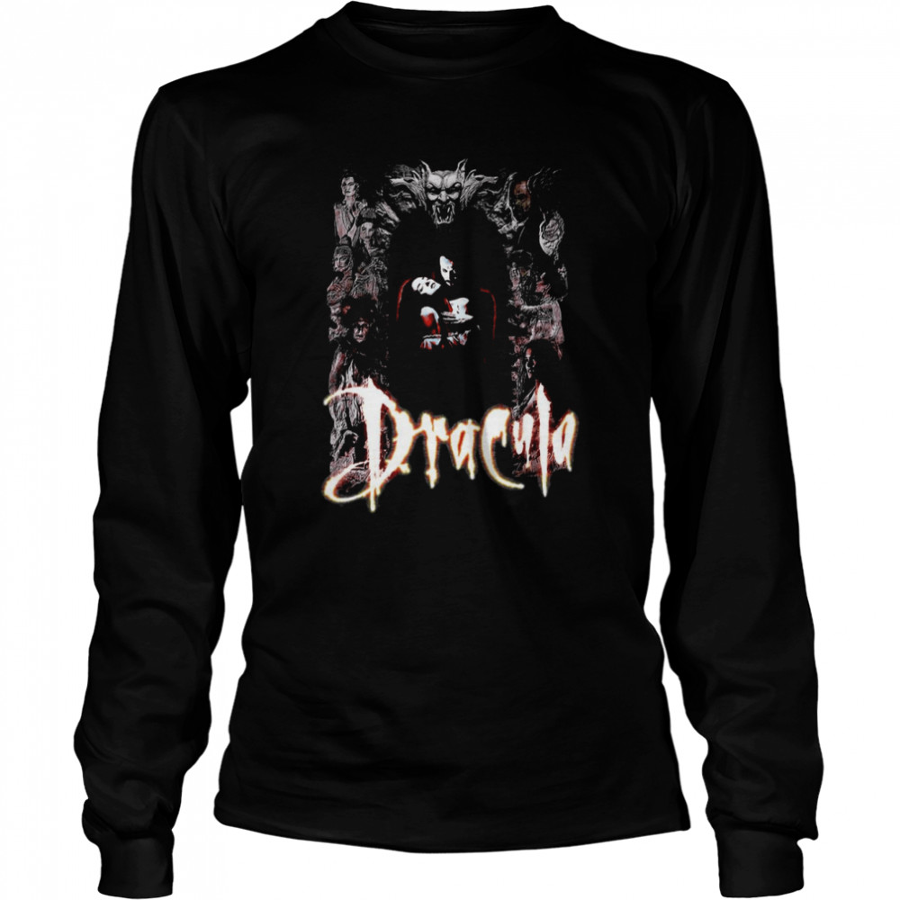 Bram Stokers Dracula Halloween Monsters Shirt Long Sleeved T-Shirt
