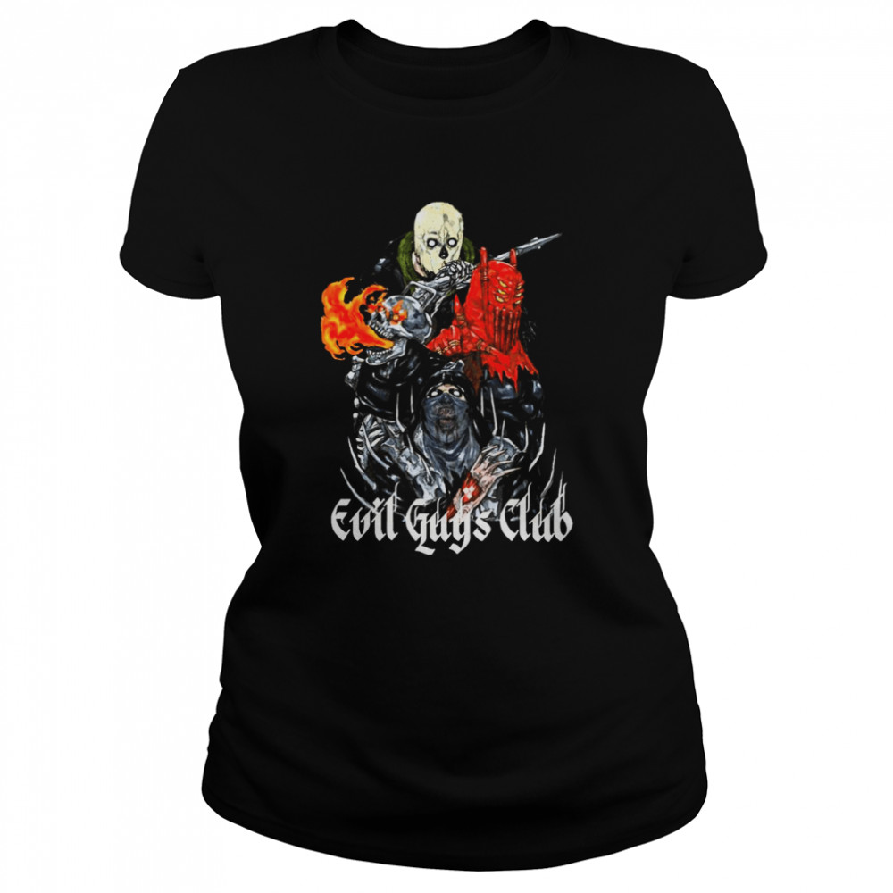 Evil Guys Club Halloween Monsters Shirt Classic Women'S T-Shirt