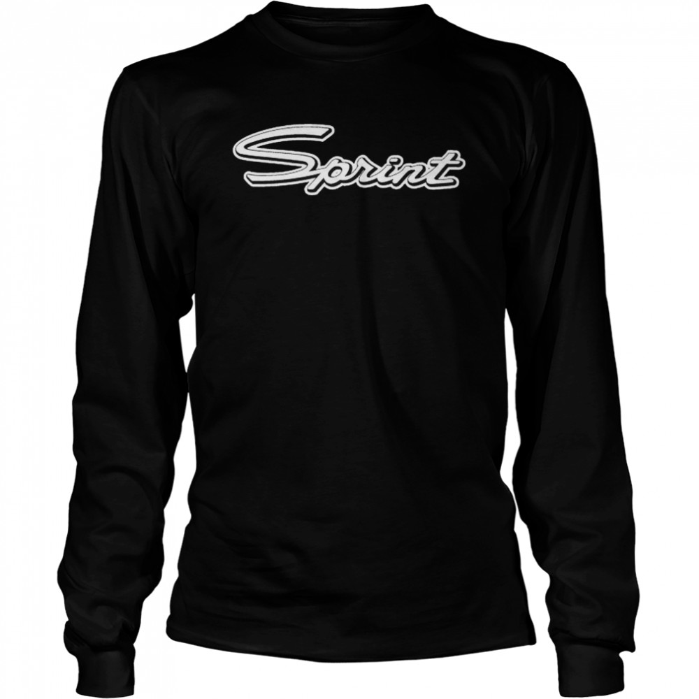 Ford Falcon Sprint Custom Screen Printed Hot Rod Shirt Long Sleeved T-Shirt