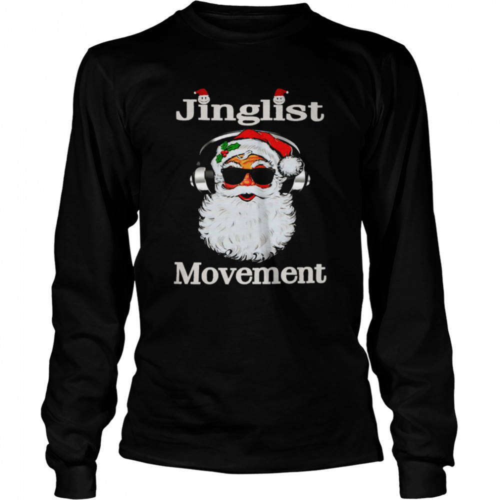 Junglist Movement Christmas Santa Shirt Long Sleeved T-Shirt