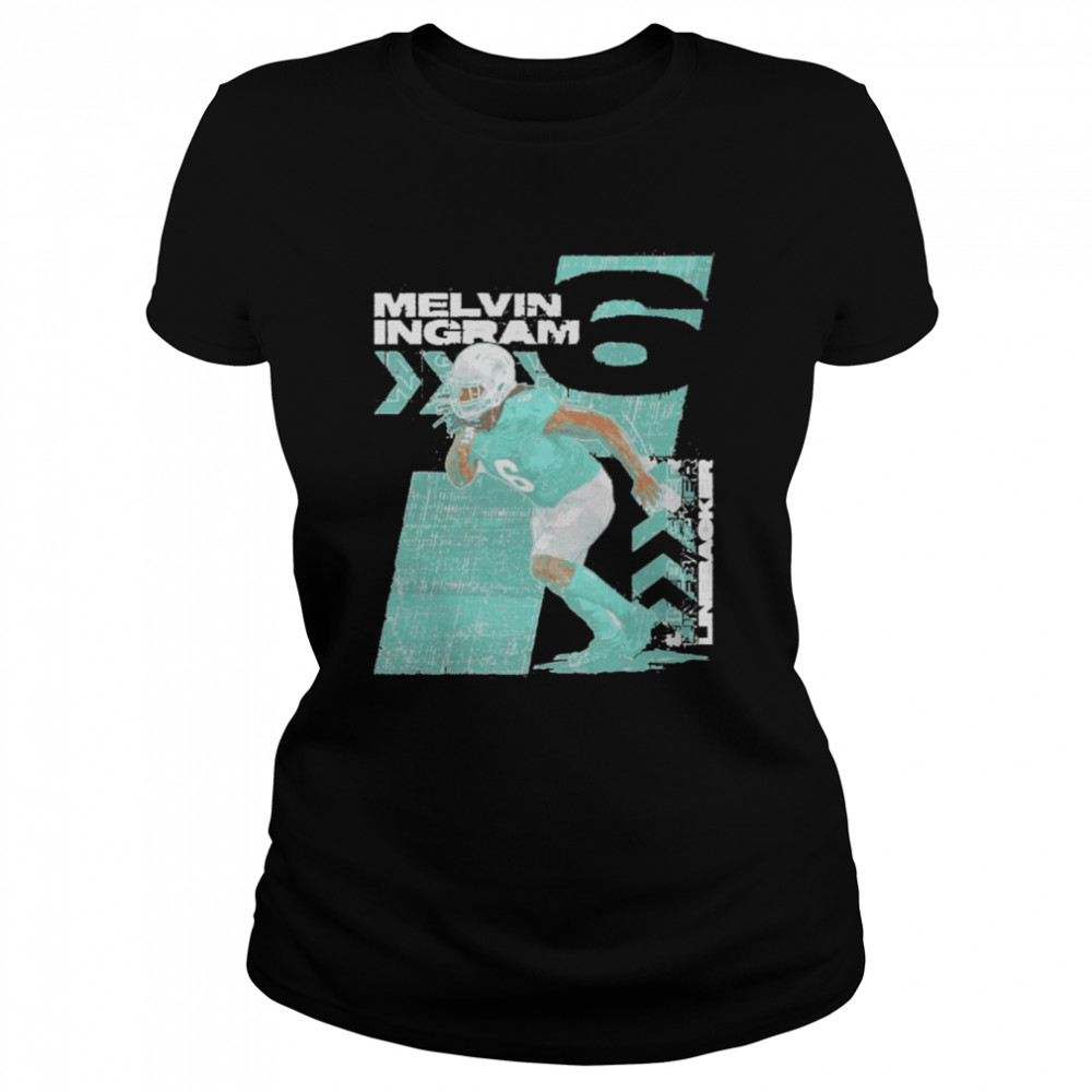 Melvin Ingram Miami Dolphins Squared Shirt Classic Women'S T-Shirt