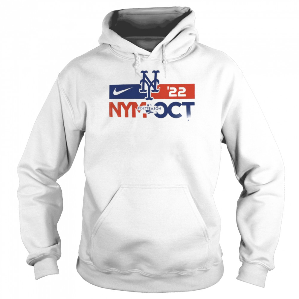 New York Mets Nike 2022 Postseason Shirt Unisex Hoodie