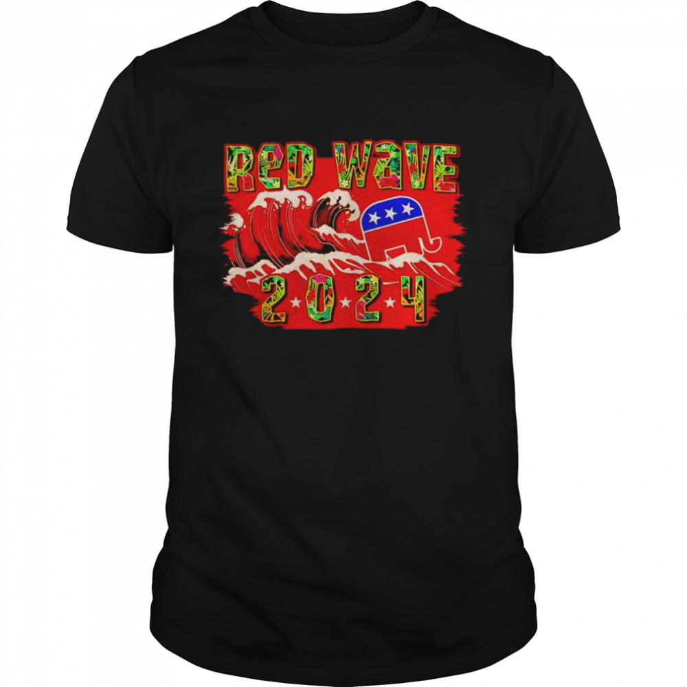 Red Wave 2024 Republican Party shirt