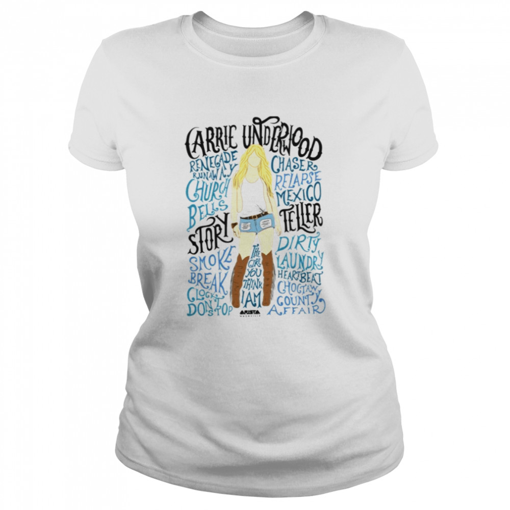 Song Lyrics Carrie Underwood Storyteller Shirt Classic Women'S T-Shirt