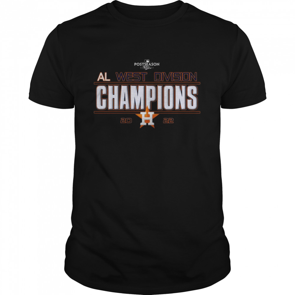 2022 Postseason Houston Astros Al West Division Champions shirt