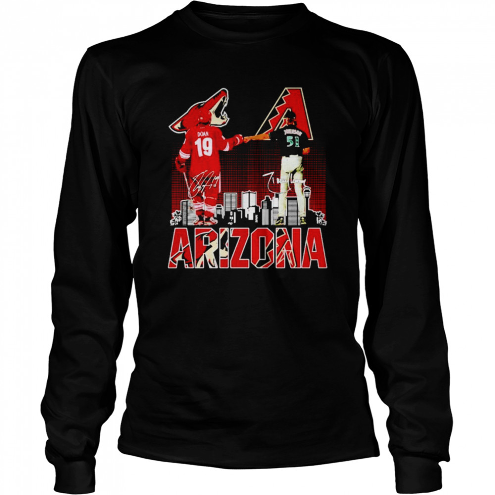 Arizona Sport Teams Doan And Johnson Signatures Shirt Long Sleeved T Shirt