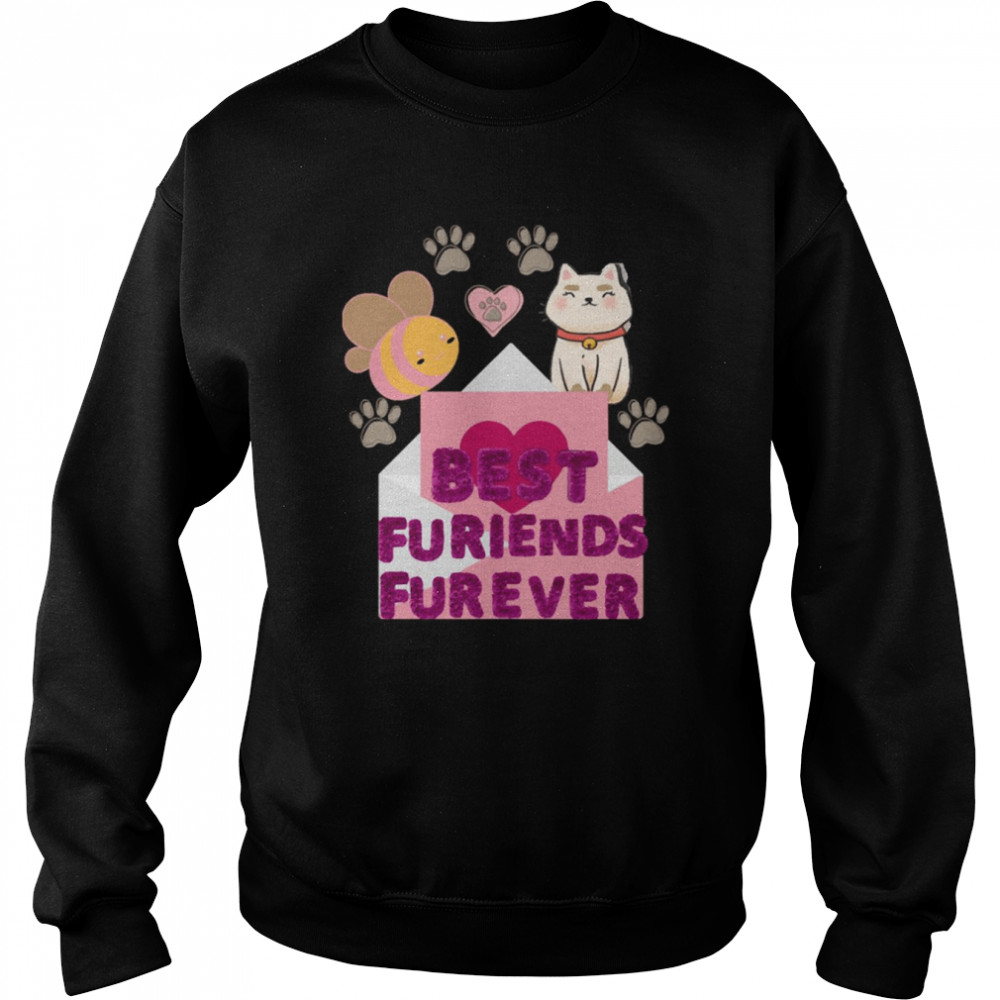 Best Furiends Furever Bee And Puppycat Shirt Unisex Sweatshirt