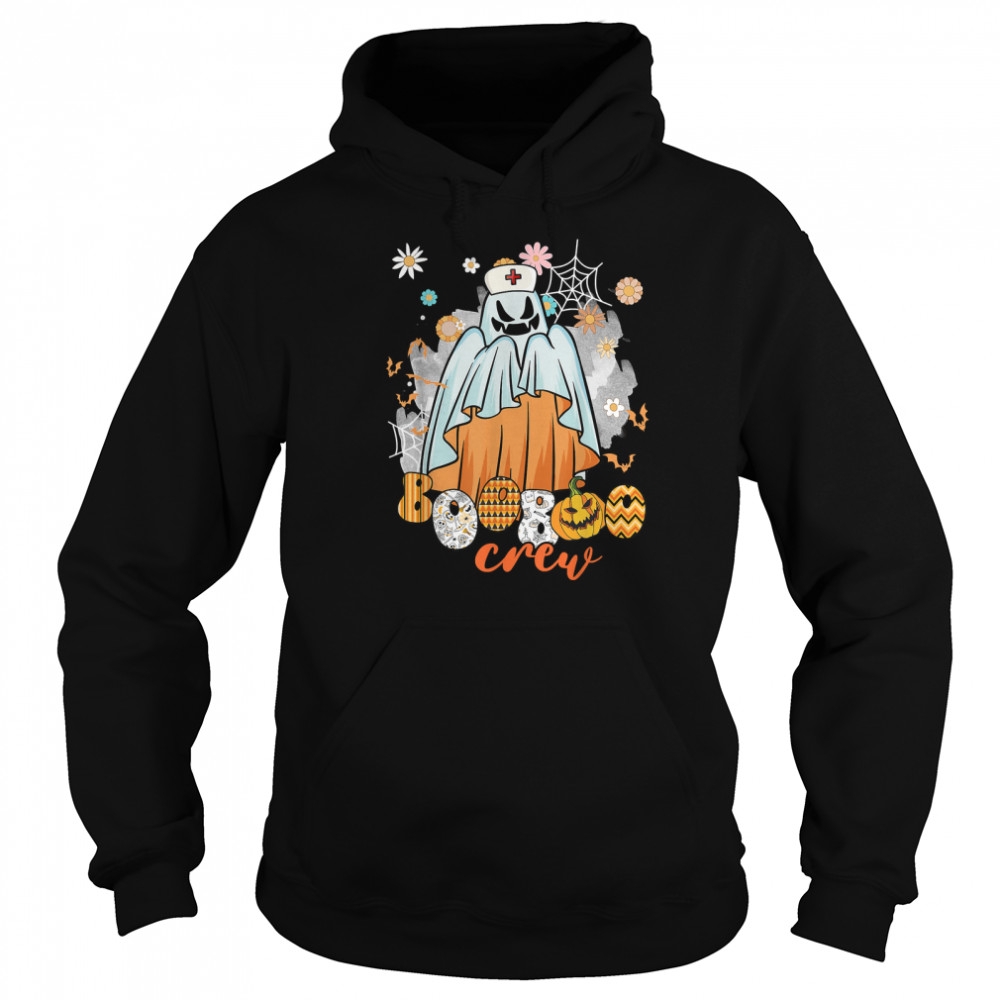 Boo Boo Crew Funny Spooky Halloween Costume Tee For Nurse T Unisex Hoodie