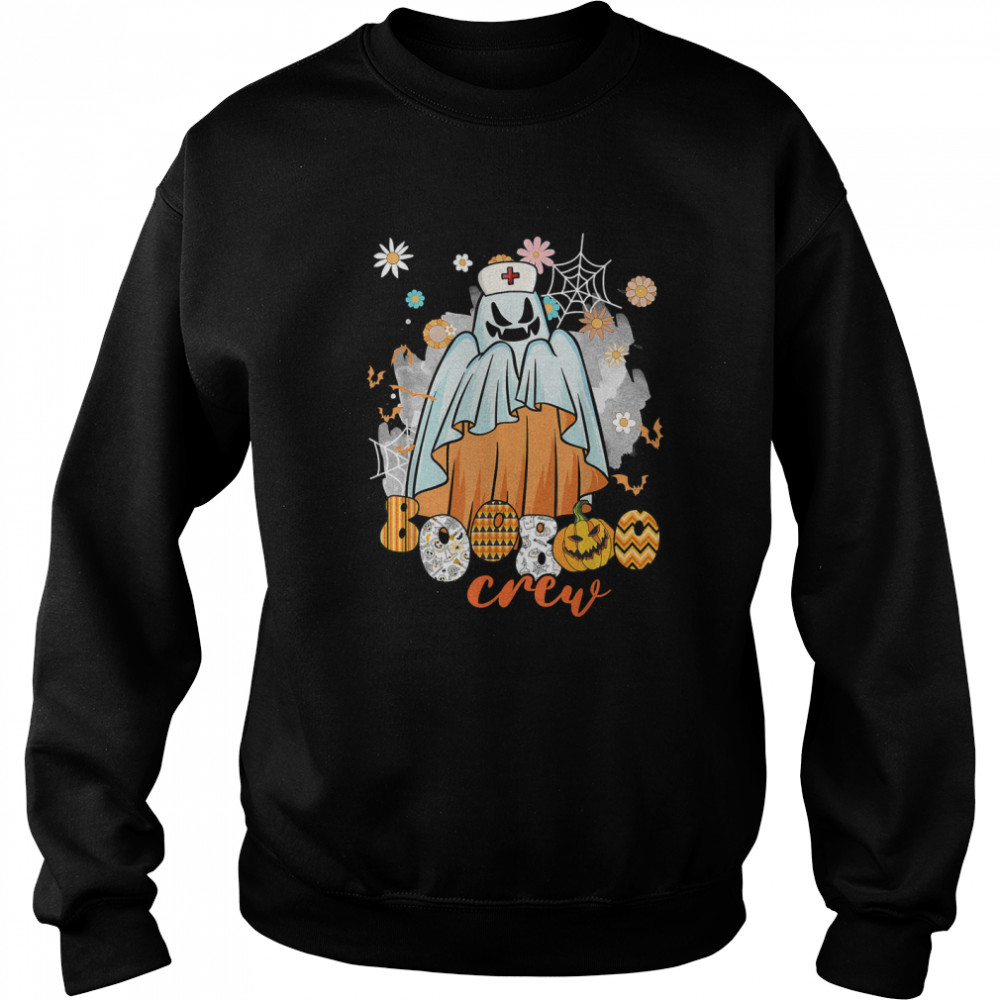 Boo Boo Crew Funny Spooky Halloween Costume Tee For Nurse T Unisex Sweatshirt