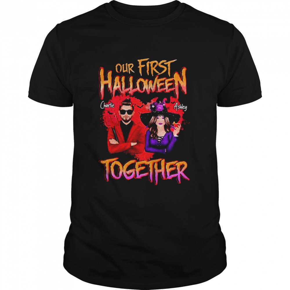 Couple Together Personalized Shir First Together For Couple shirt