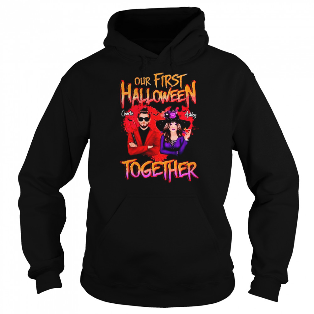 Couple Together Personalized Shir First Together For Couple Shirt Unisex Hoodie