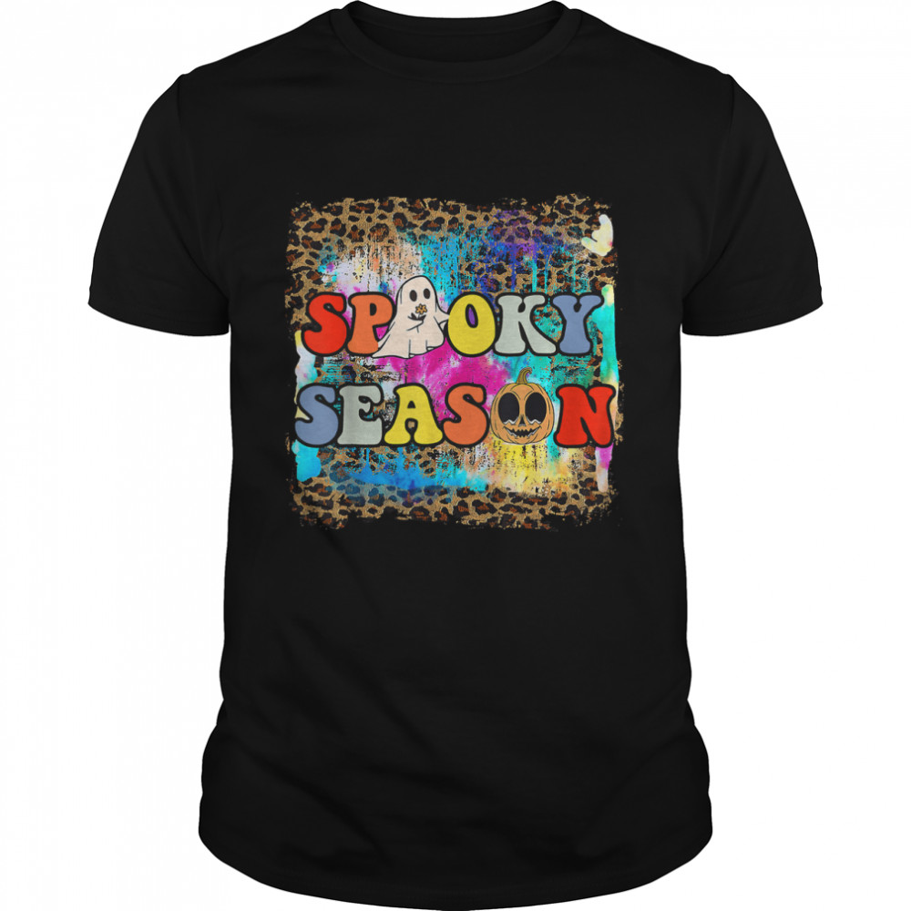 Retro Groovy Spooky Season Halloween T-Shirt