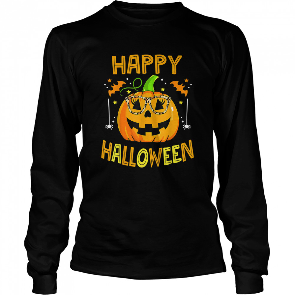 Trick Or Treat Halloween Pumpkin Happy Halloween 2022 T Long Sleeved T Shirt