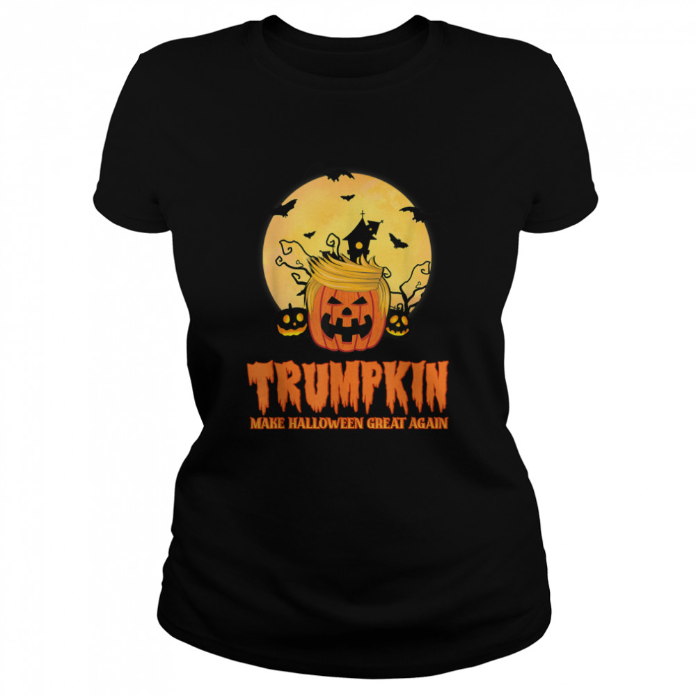 Trumpkin Make Halloween Great Again Pro Trump 2024 T Classic Womens T Shirt
