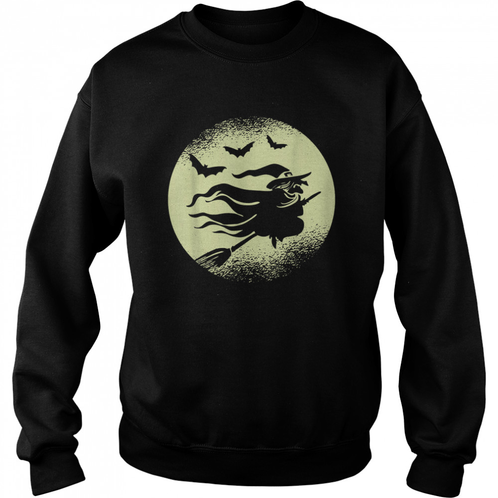 Witch Hat Women Bats Moon Im With The Witch Halloween 2022 T Unisex Sweatshirt