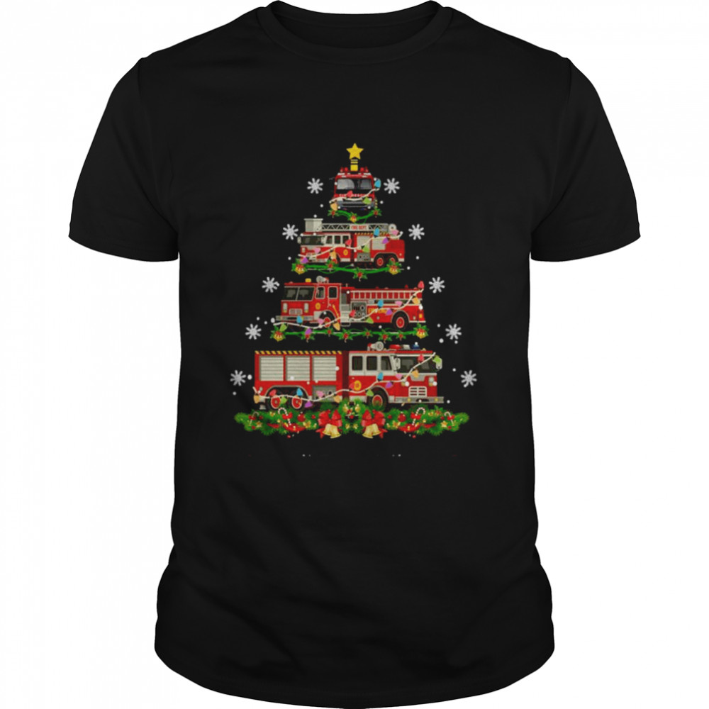 Decor Firefighter Truck Christmas shirt