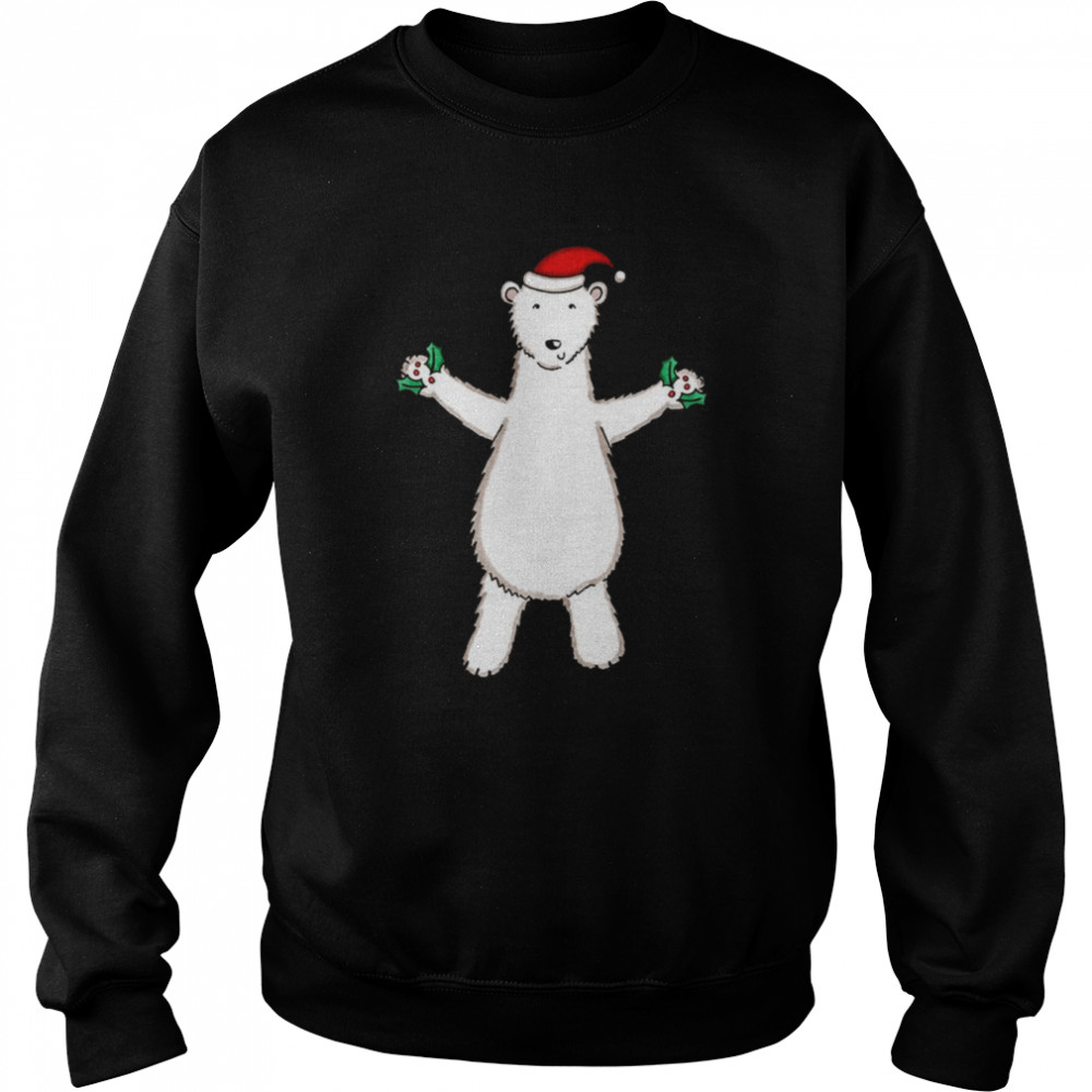 Decor My Hands Christmas Polar Bear Shirt Unisex Sweatshirt