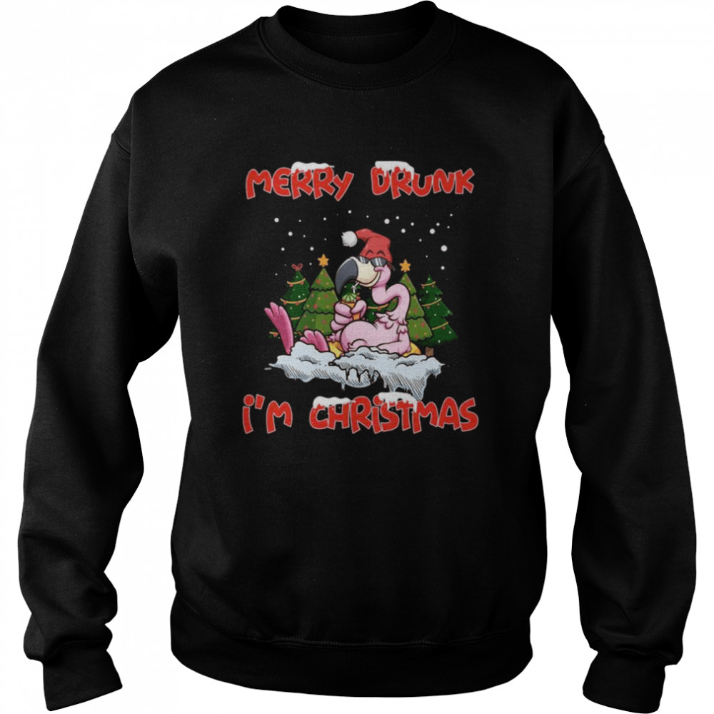 Drunk Christmas Funny Christmas Shirt Unisex Sweatshirt