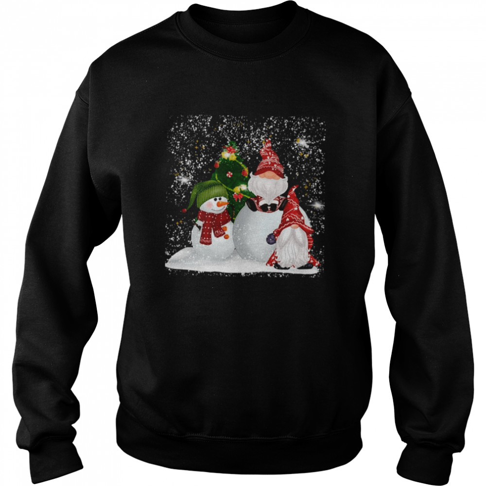 Family Gnomes Christmas Animated Shirt Unisex Sweatshirt