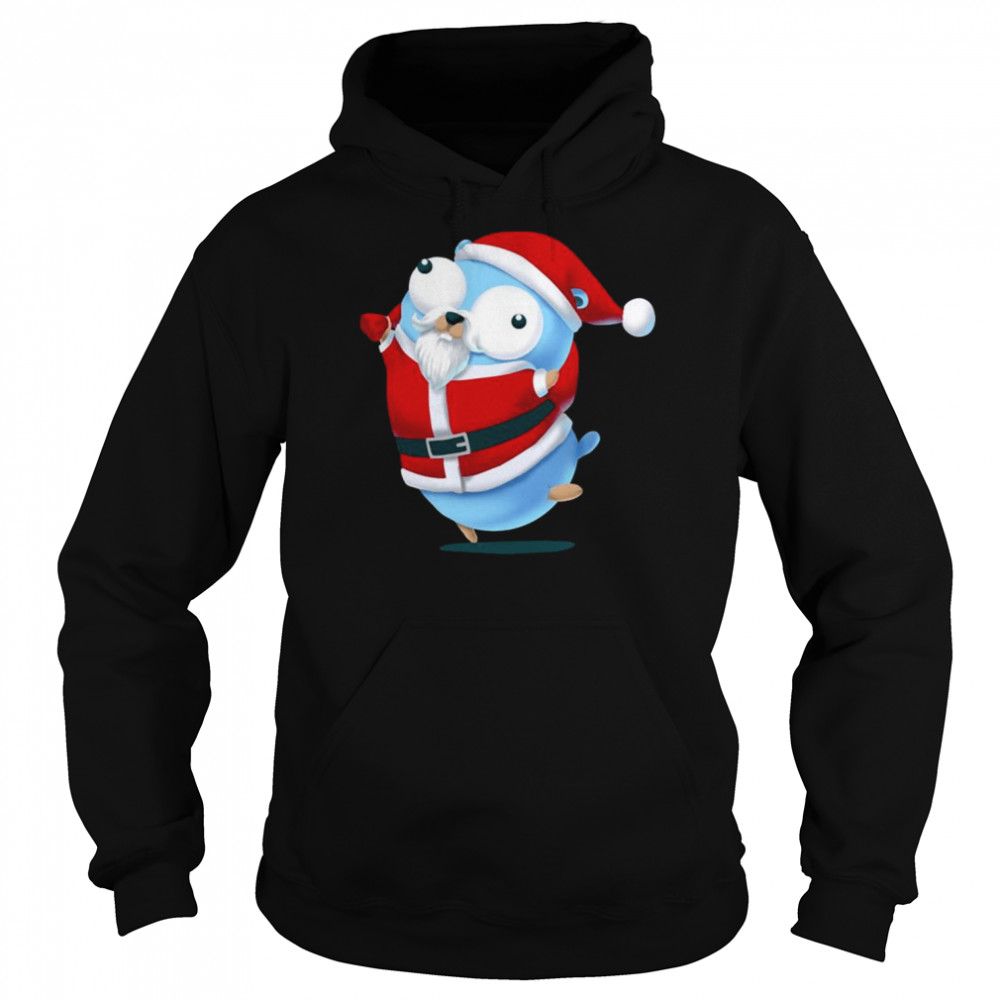 Golang Gopher Mouse Go Christmas Shirt Unisex Hoodie