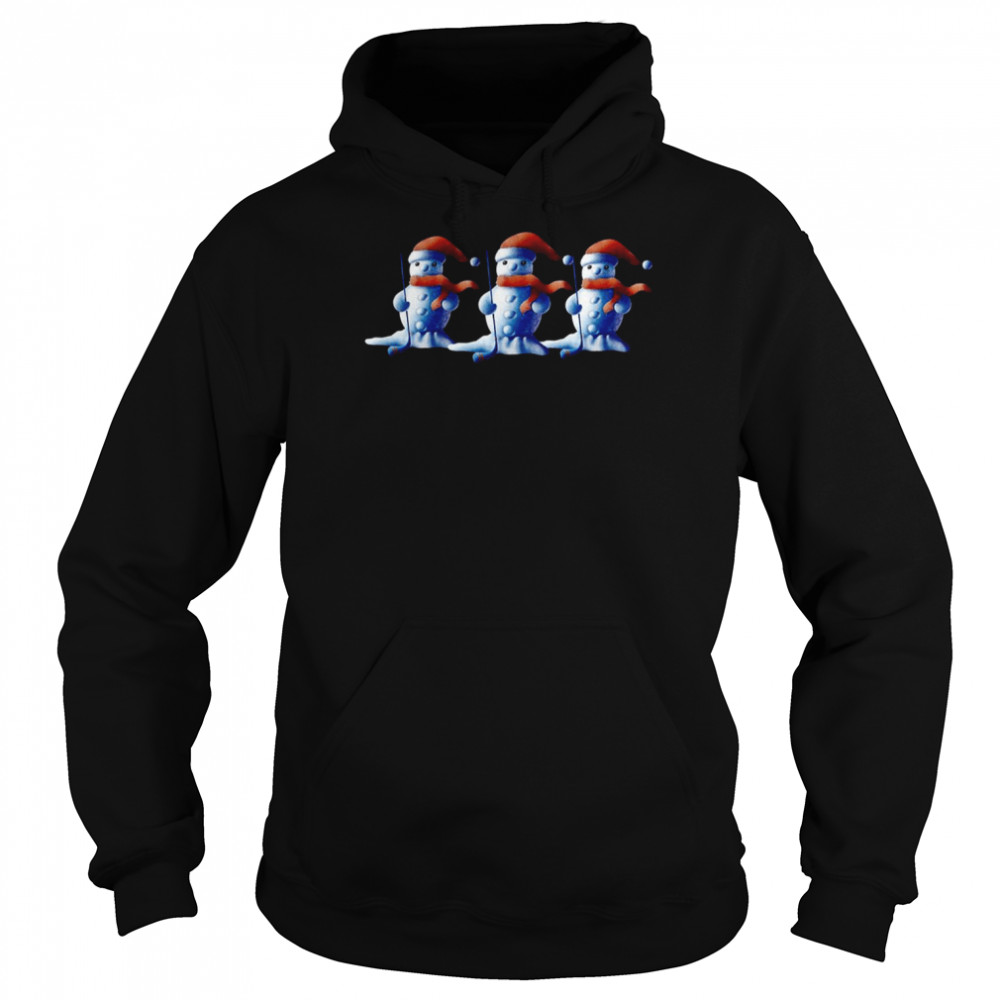Hockey Snowman Three Team Sport Shirt Unisex Hoodie