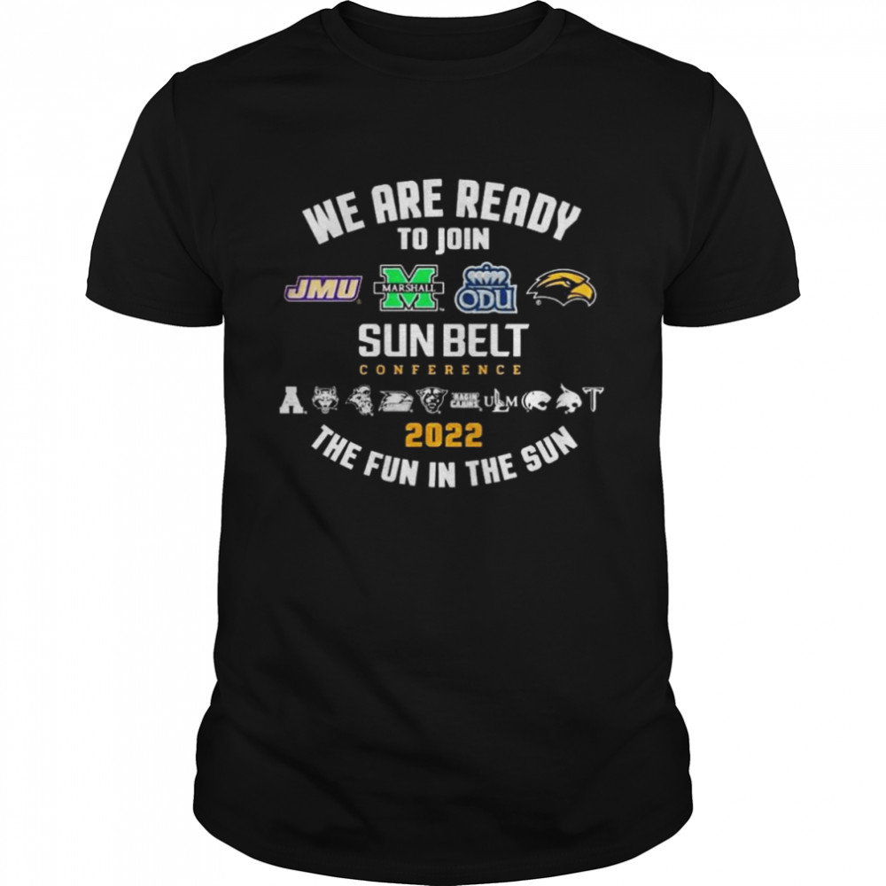 Marshall University Sun Belt Football Conference 2022 Fun in the Sun T-Shirt