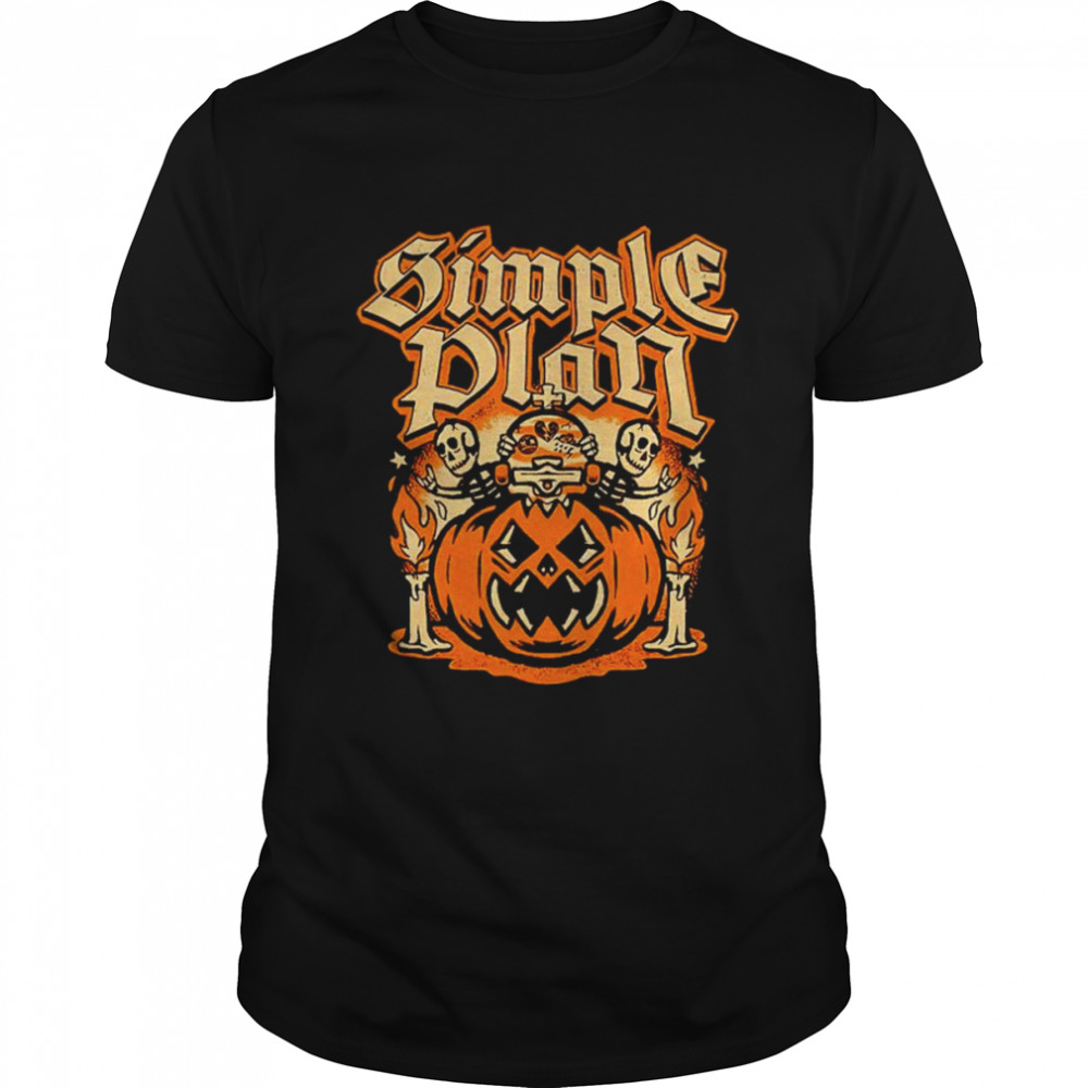 Simple Plan Halloween Pumpkin shirt
