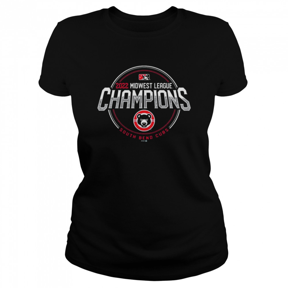 South Bend Cubs Baseball 2022 Midwest League Champions Shirt Classic Womens T Shirt