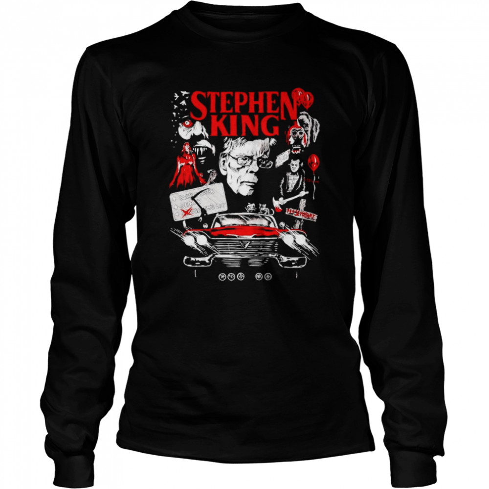 Stephen King King Of Horror Shirt Long Sleeved T Shirt