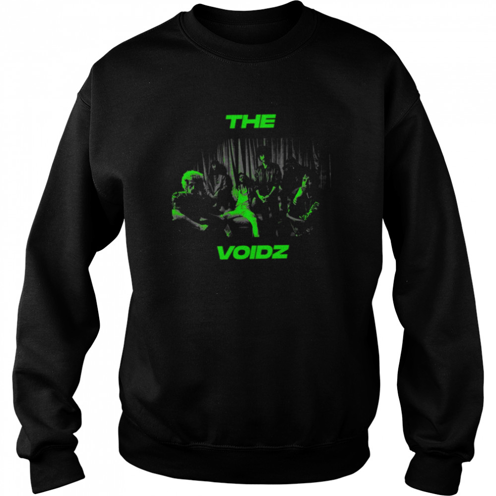 The Voidz Black Green Band Portrait Shirt Unisex Sweatshirt