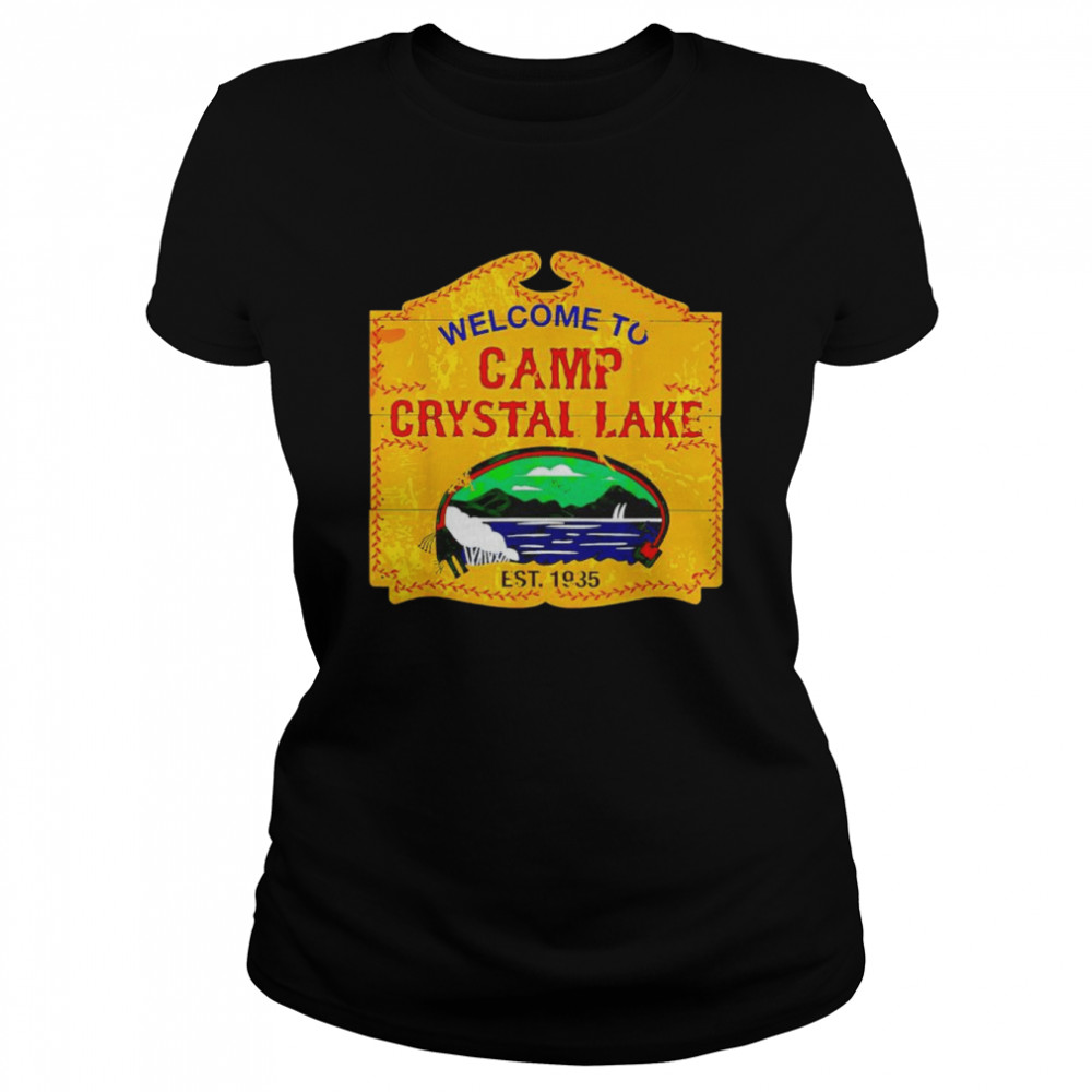 Welcome to camp crystal lake est 1935 shirt Classic Women's T-shirt