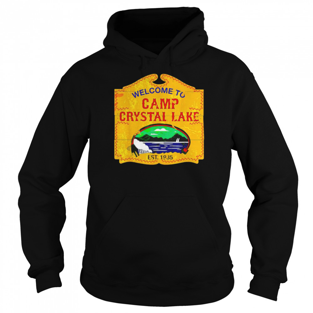 Welcome to camp crystal lake est 1935 shirt Unisex Hoodie