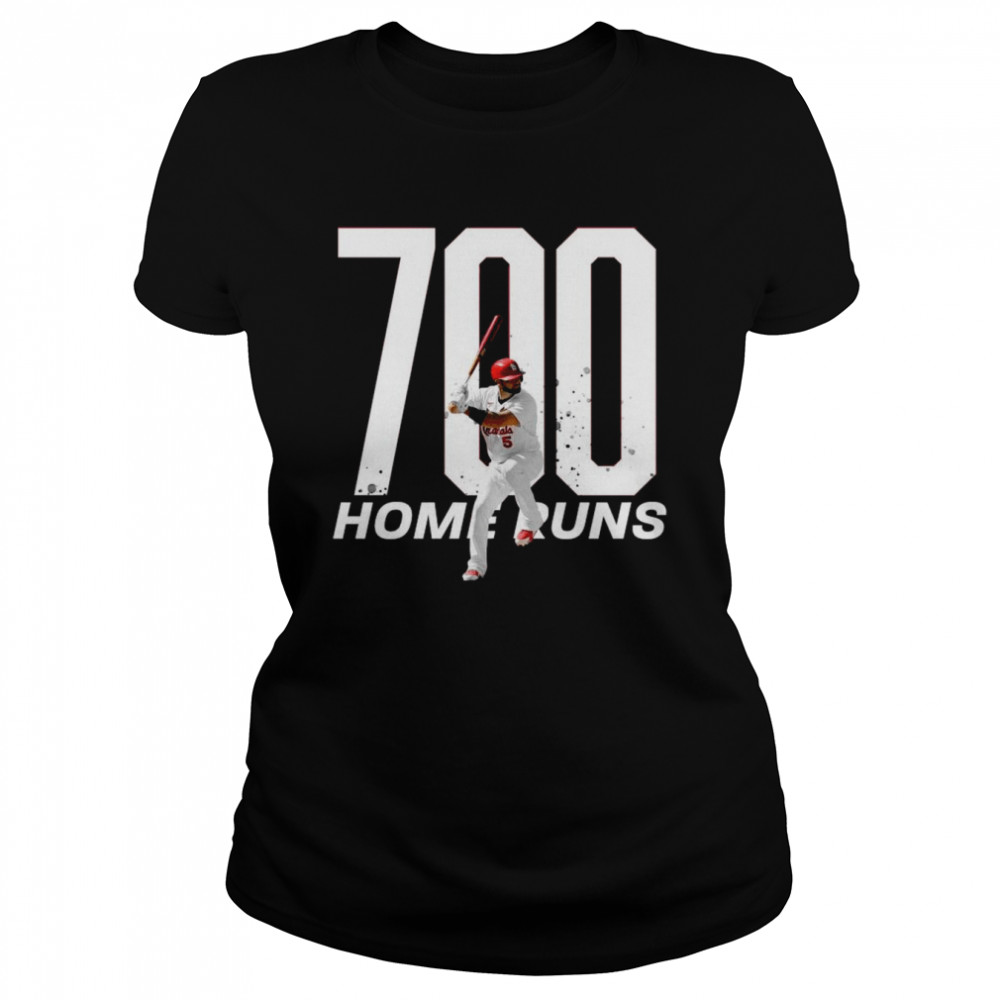 Albert Pujols 700 Home Runs Club Carolina Legend 2022 Shirt Classic Womens T Shirt